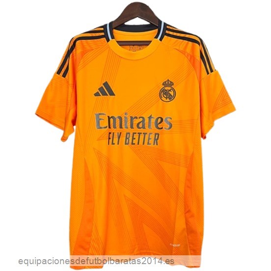 Nuevo Tailandia 2ª Camiseta Real Madrid 24/25 Naranja Baratas